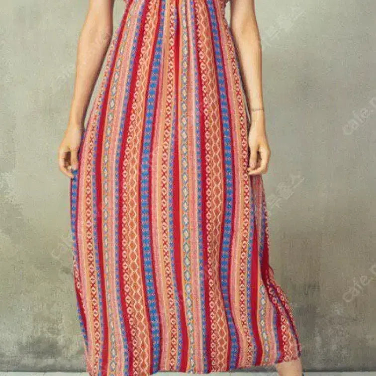 [BUNJANG] Vickybender Ethnic One-Piece Dress / 비키니밴더 에스닉 원피스