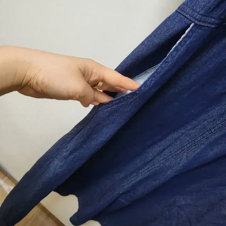 [BUNJANG] BRIEL S25 Denim Long Dress Size 66 / 브리엘 s25 데님 롱 원피스 66