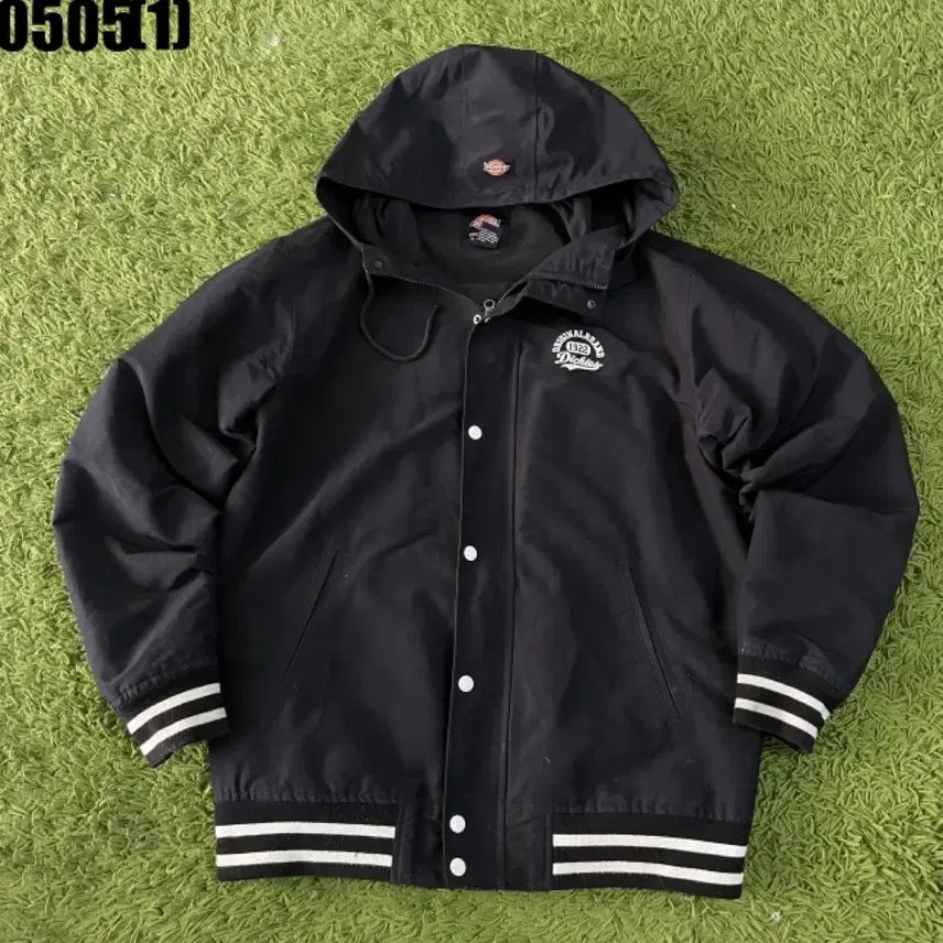 [BUNJANG] Dickies Hooded Stadium Jacket Black XL / 디키즈 후드 스타디움 자켓 블랙 XL