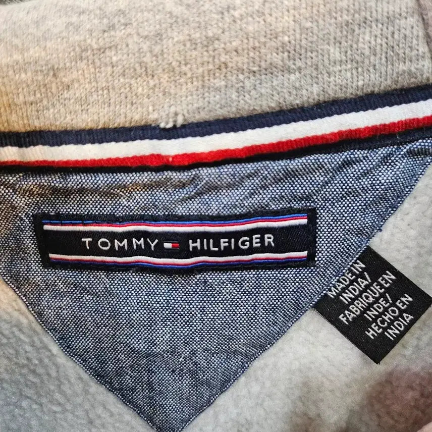 [BUNJANG] Tommy Hilfiger Grey Hoodie / <만원빈티지>타미힐피거 그레이 후드티