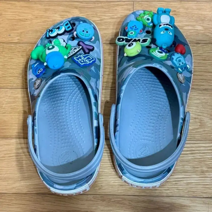 [BUNJANG] Crocs Monster, Inc. Sully Camo Clog (W6) / 크록스 몬스터 주식회사 카모 클로그  w6