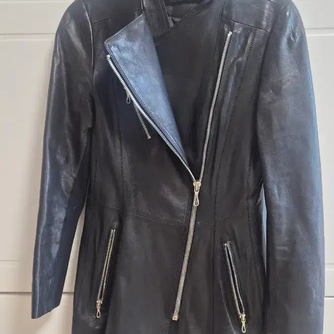 [BUNJANG] Lambskin Leather Half Jacket / 양가죽 하프 자켓