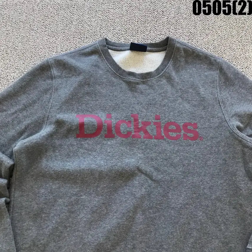 [BUNJANG] Dickies Fleece Sweatshirt Grey M / 디키즈 Dickies 기모 맨투맨 그레이 m