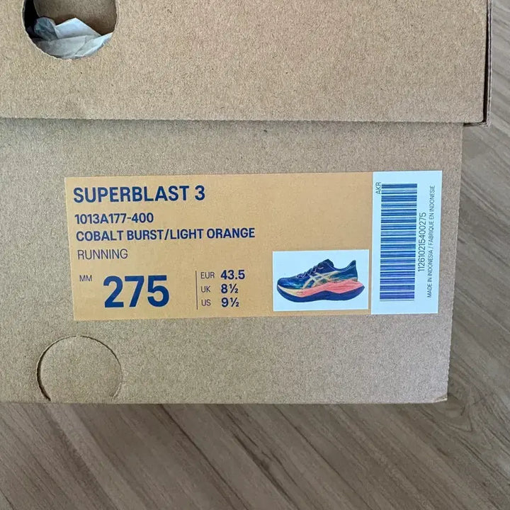 [BUNJANG] Asics Superblast 3 Evangelion Running Shoes / 아식스 슈퍼블라스트3 에반게리온 색상 275사이즈
