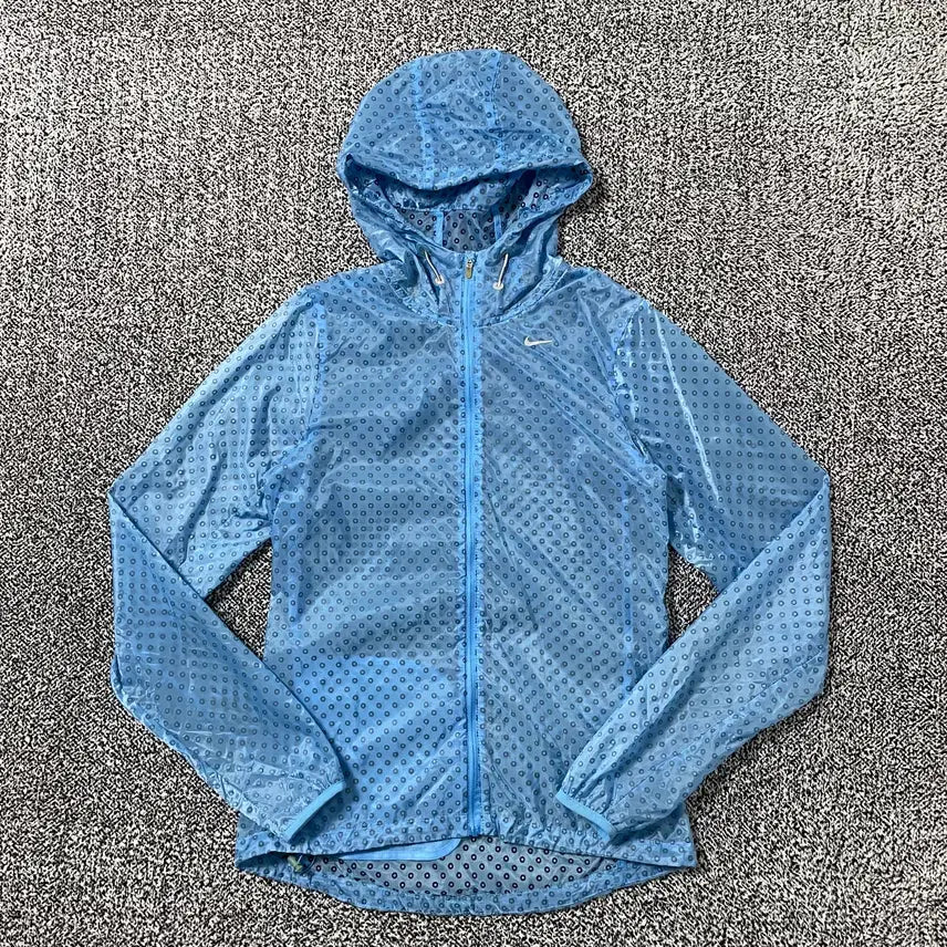 [BUNJANG] Nike Dot Minimalist Windbreaker Jacket Blue / 빈티지9. 나이키 도트 미니멀 바람막이 윈드러너 윈드브레이커 점퍼 블루