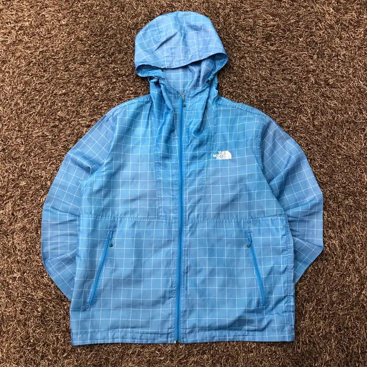 [BUNJANG] The North Face Nylon Check Windbreaker Jacket / XL 노스페이스 나일론 체크 바람막이 자켓