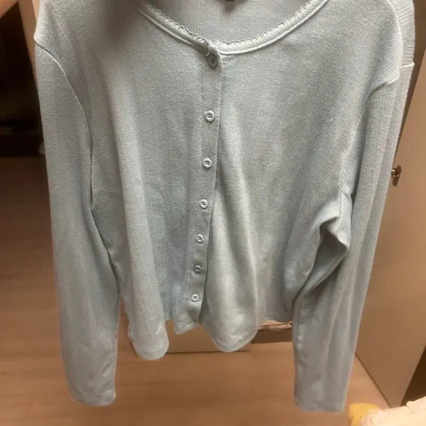 [BUNJANG] Brandy XL Sky Blue Cardigan / 브랜디 XL 하늘색 가디건