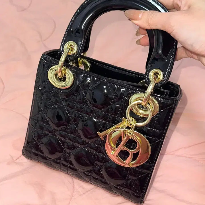 [BUNJANG] Dior Lady Bag Mini Black / 디올 레이디백 블랙  미니백