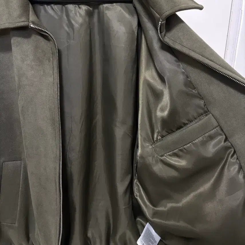 [BUNJANG] Suede Blouson Jacket - Size M / 블루종