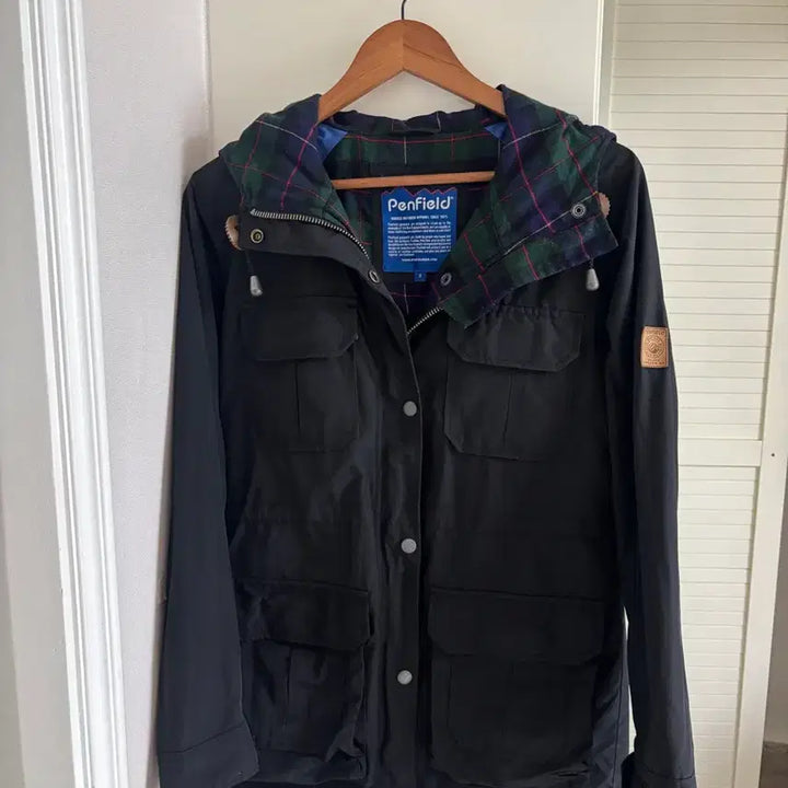 [BUNJANG] Penfield Black Check Lined Jacket / Penfield 펜필드 블랙 체크 안감 자켓