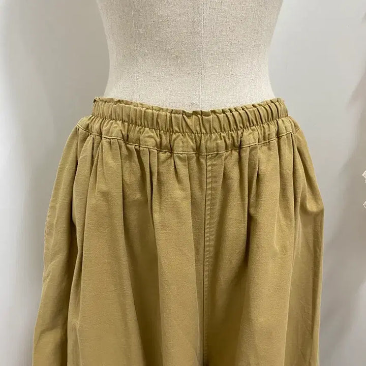 [BUNJANG] ichi Beige Linen Wide Pants / ichi 베이지 린넨 와이드PT