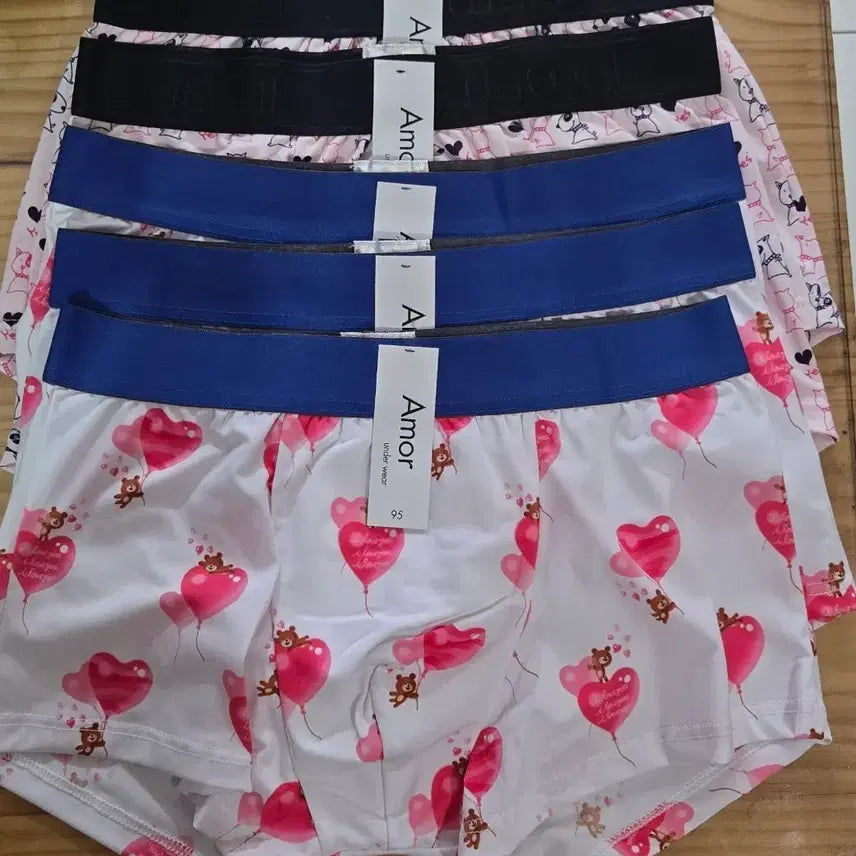 [BUNJANG] Underwear Set - 5 Pieces / 드로즈 95세트5매 5000원