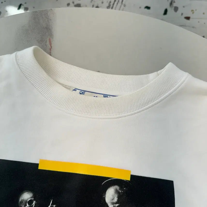 [BUNJANG] Off-White Caravaggio Sweatshirt White L / [정품/백화점판] 21F 오프화이트 카라바조 맨투맨 화이트