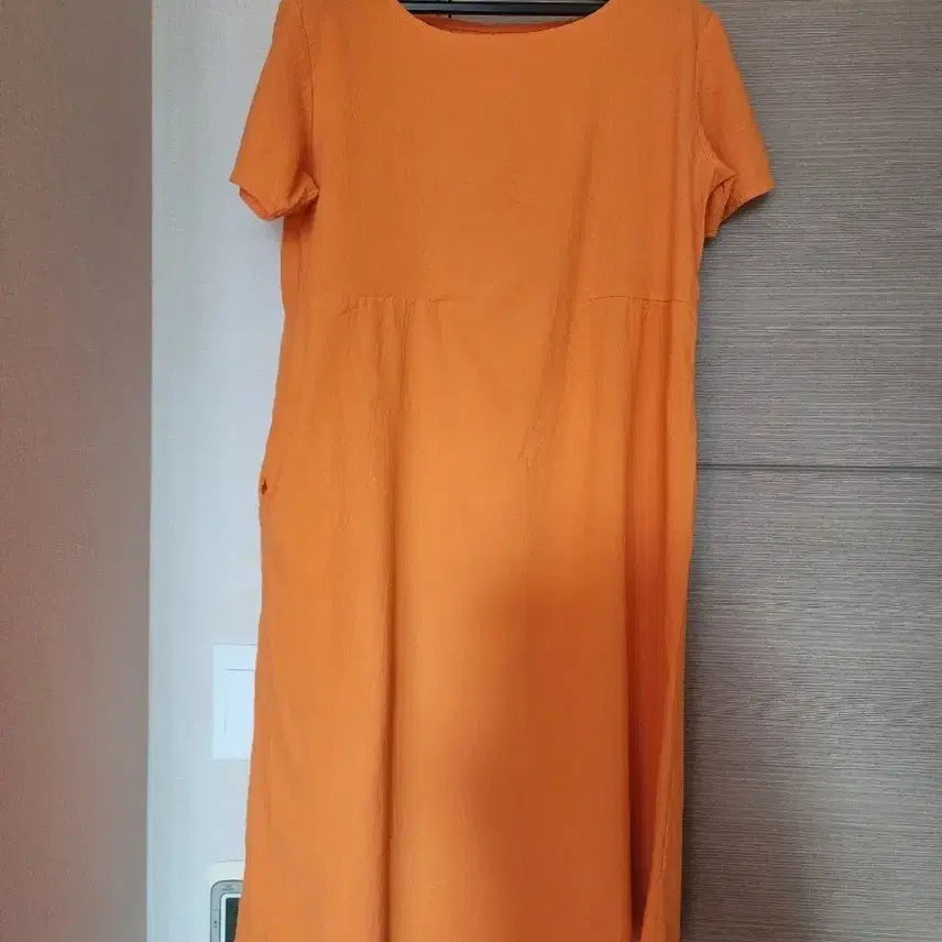 [BUNJANG] Orange One-Piece Dress / 오렌지원피스