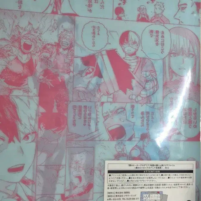 [BUNJANG] My Hero Academia (Boku no Hero Academia) Todoroki Shoto Original Art Exhibition Clear File / 미개봉) 히로아카 나히아 원화전 쇼토 클리어파일 판매