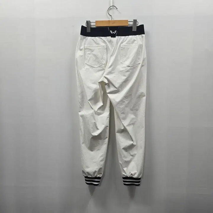 [BUNJANG] 1851 Span White Banding Jogger Pants (Size S) / 1851 스판 화이트 밴딩 조거팬츠 S