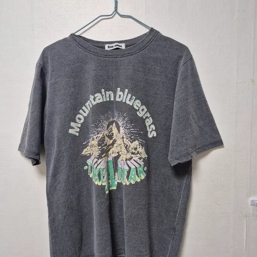 [BUNJANG] Mountain Bluegrass Graphic T-Shirt / Mountain Bluegrass 그래픽 반팔티