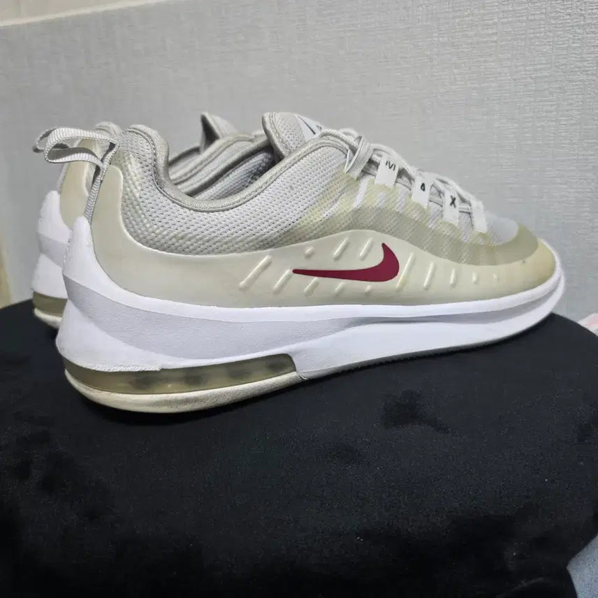 [BUNJANG] Nike Air Max Sneakers Beige/Burgundy / 나이키 에어맥스 운동화 베이지/버건디