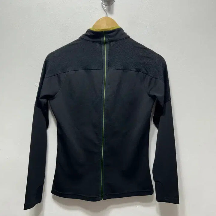 [BUNJANG] Descente Black/Neon Zip-up Jacket Size S / 데상트 블랙/형광 집업 S