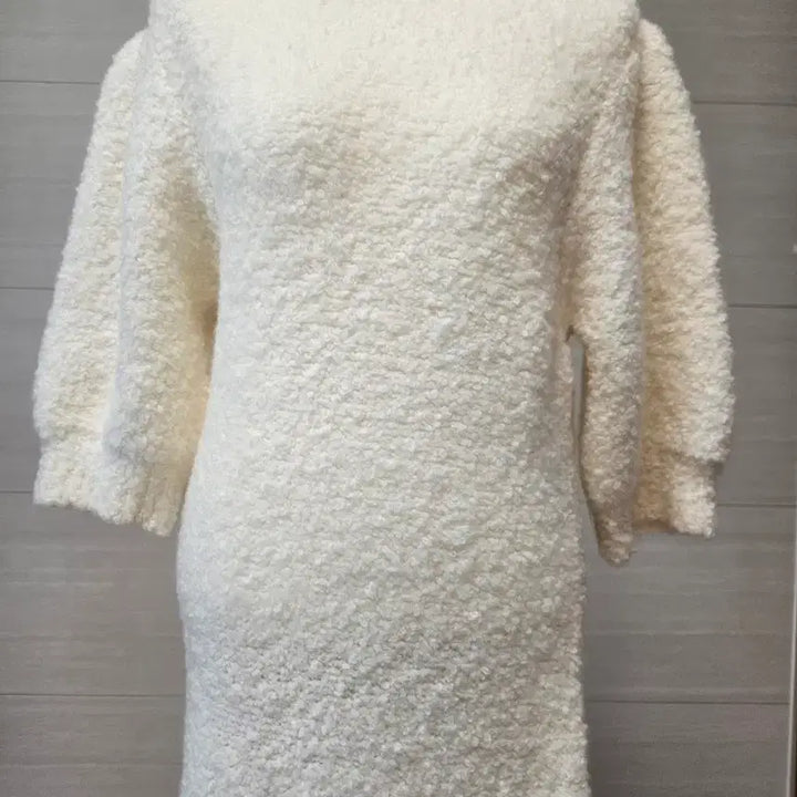 [BUNJANG] Less Beige Knit Long Dress / (레스베이지) 뽀송 니트 롱원피스 (새상품)