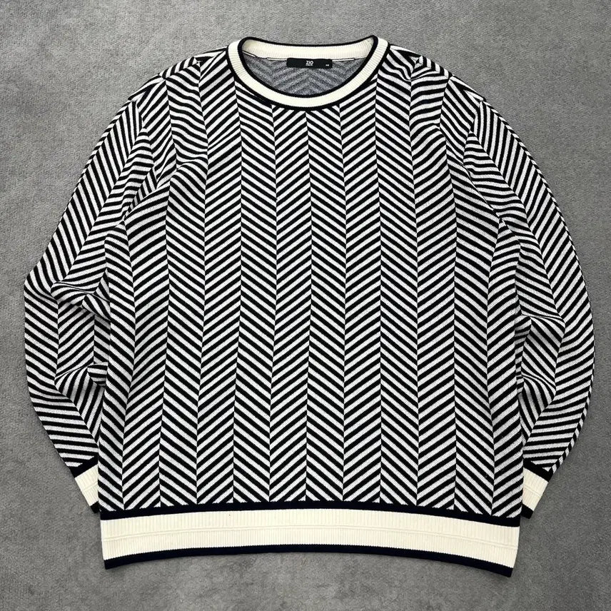 [BUNJANG] Songzio Pattern Wool Knit / 105 송지오 패턴 울 니트