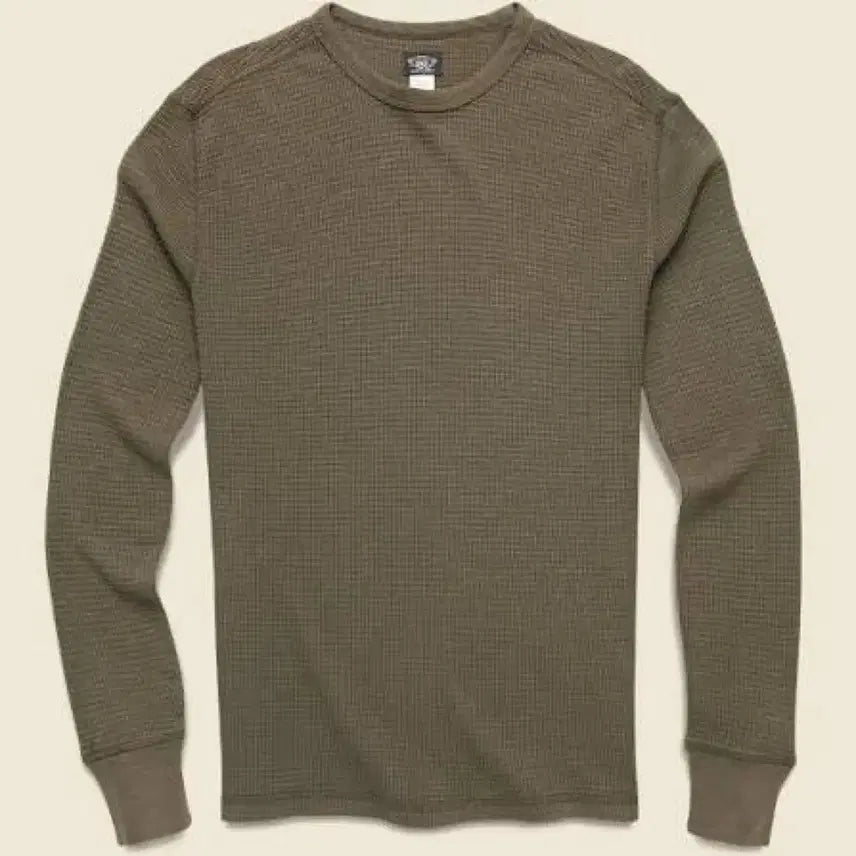 [BUNJANG] RRL Waffle Long Sleeve Brown L / RRL 와플 롱슬리브 브라운 L