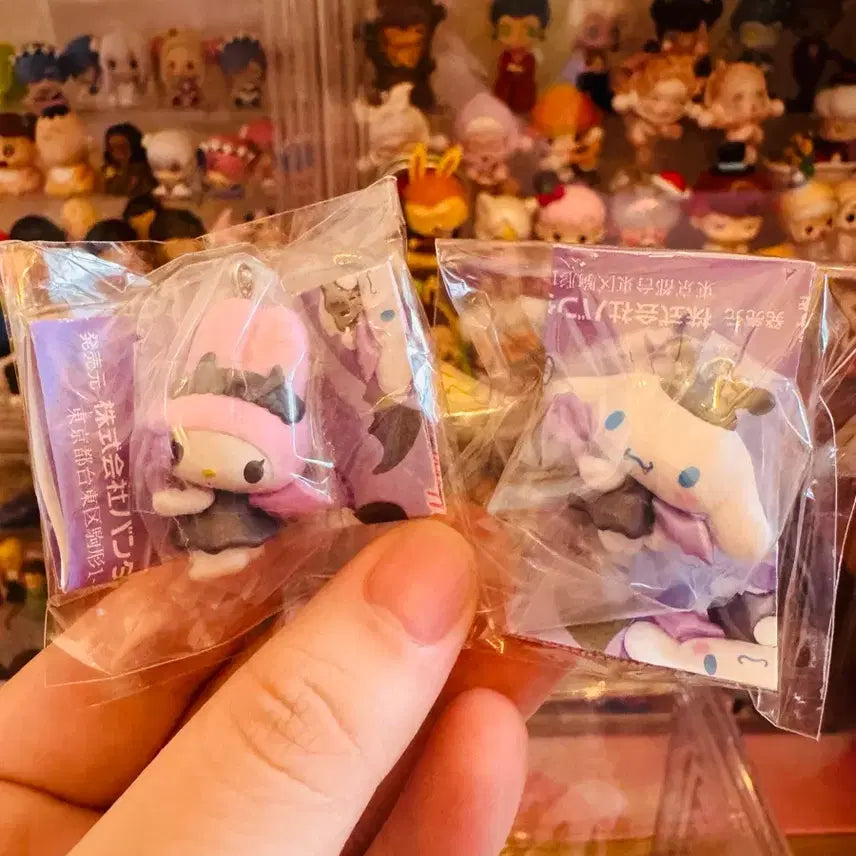 [BUNJANG] Sanrio Devil Bandai Gacha Swing Keychains Bundle Set / 산리오 악마 반다이 가챠 마멜, 시니모롤 스윙 키링 일괄