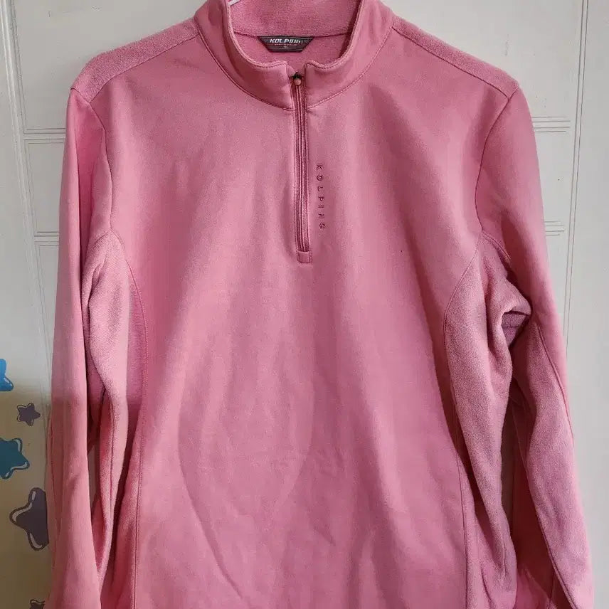 [BUNJANG] Kolping Pink Fleece Half-Zip Pullover Size 105 / Kolping 핑크 플리스 반집업 105