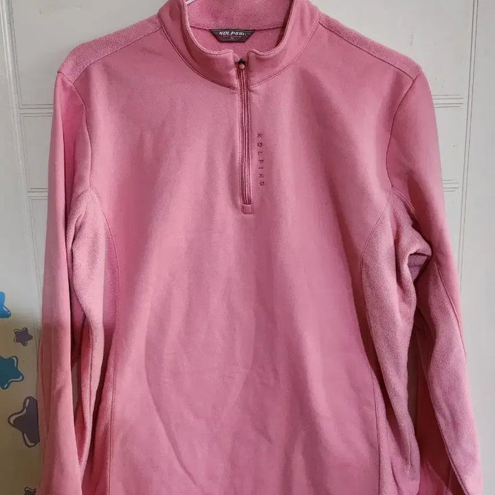 [BUNJANG] Kolping Pink Fleece Half-Zip Pullover Size 105 / Kolping 핑크 플리스 반집업 105