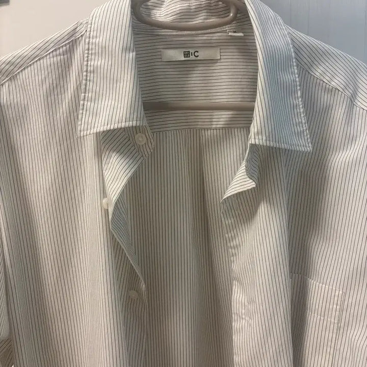 [BUNJANG] Uniqlo C Stripe Shirt - Size M / 유니클로 C 스트라이프 셔츠 M