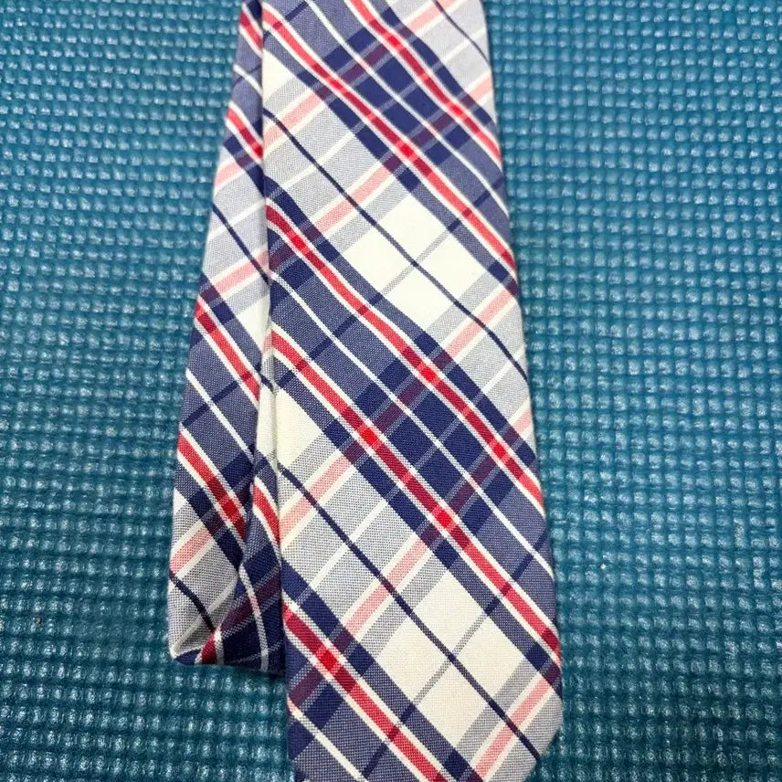 [BUNJANG] J.Crew Madras Check Narrow Tie / J.CREW 마드라스 체크 넥타이