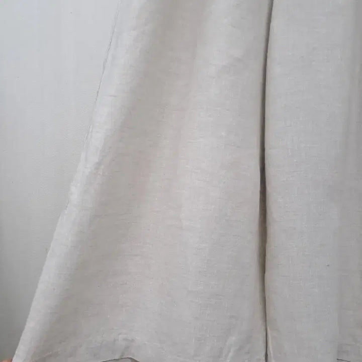 [BUNJANG] Linen Blend Skirt Pants (Size L) / 마 치마바지L