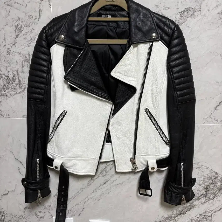 [BUNJANG] JOSEPH AHN Lambskin Biker Jacket / JOSEPH AHN 양가죽 바이커 자켓