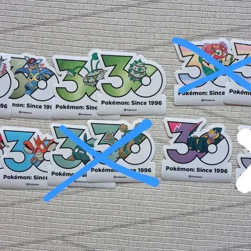 [BUNJANG] Pokemon 30th Anniversary Logo Sticker / 포켓몬 30주년 로고 스티커 판매합니다!