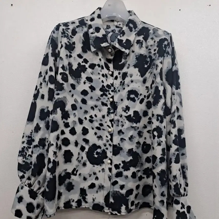[BUNJANG] Chiffon Blouse Size 77 Unused / 쉬폰셔츠77미사용