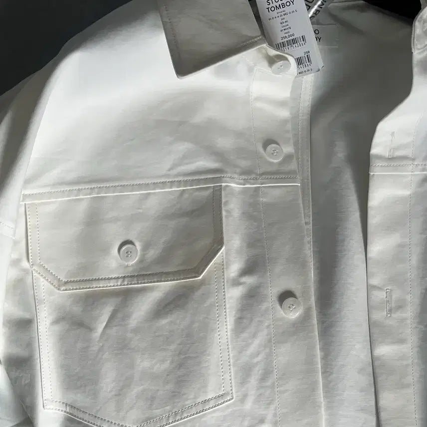 [BUNJANG] Studio Tomboy White Shirt S / 새상품)) 톰보이 화이트 셔츠 s
