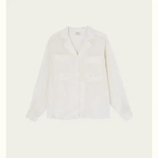 [BUNJANG] Rebornbit Maze Pocket Blouse Ivory / 리본빗 Maze 포켓 블라우스 아이보리