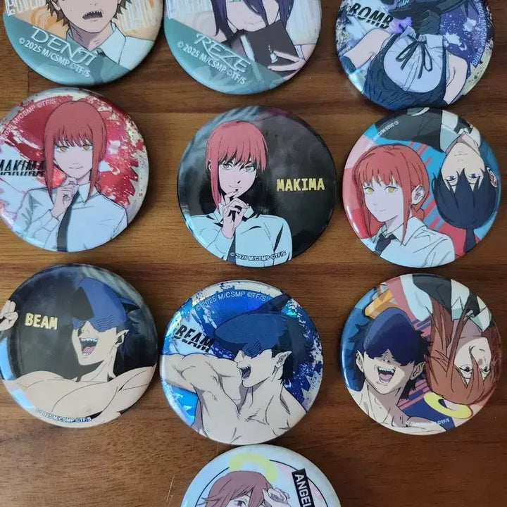 [BUNJANG] Chainsaw Man Character Badge Bundle Set / 체인소맨 레제 캔뱃지