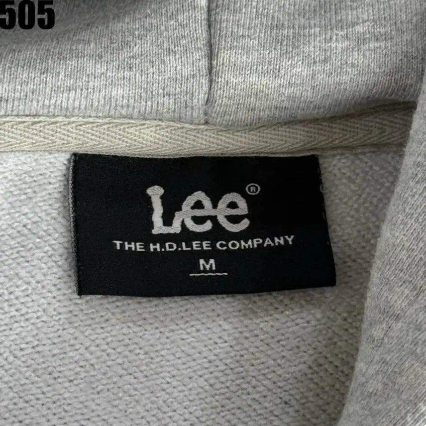 [BUNJANG] Lee Logo Hoodie Grey M / Lee 리 로고 후드티 회색 m