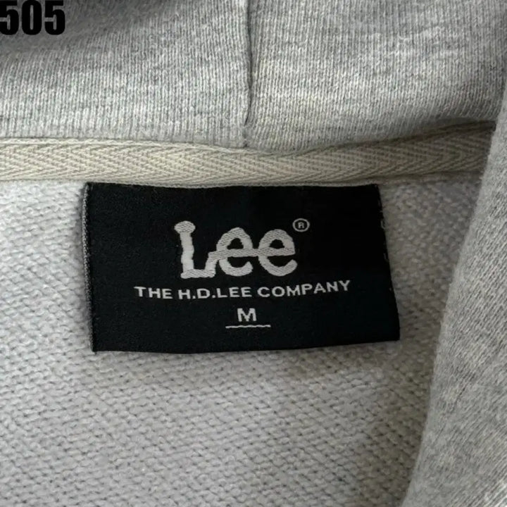 [BUNJANG] Lee Logo Hoodie Grey M / Lee 리 로고 후드티 회색 m
