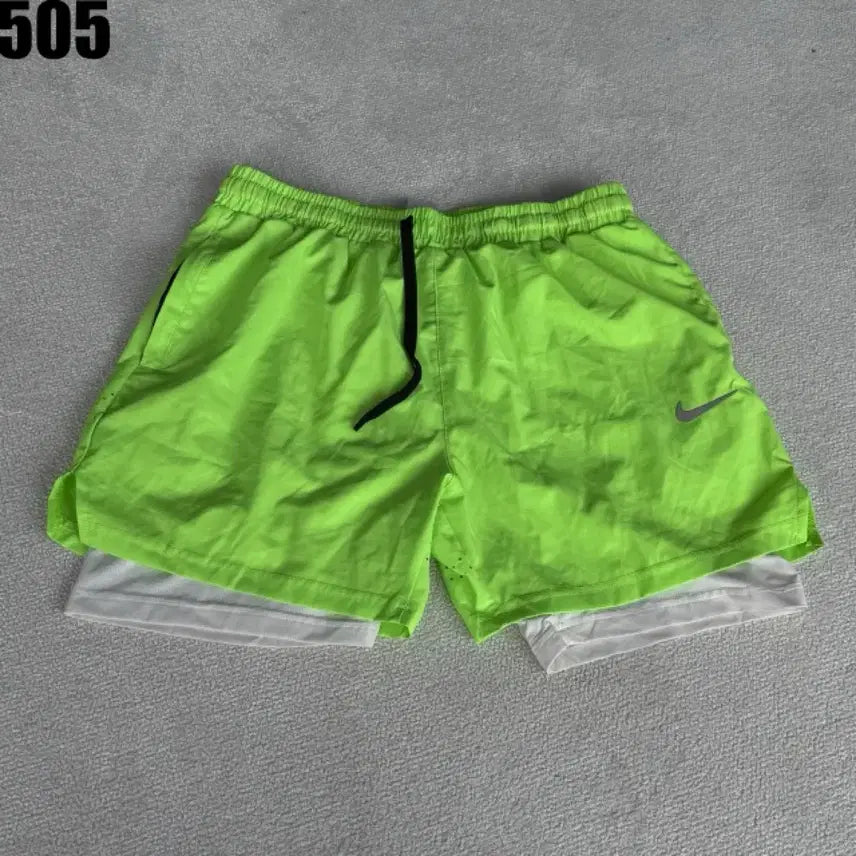 [SOLD OUT] 나이키 형광 반바지 레이어드 운동복 3XL