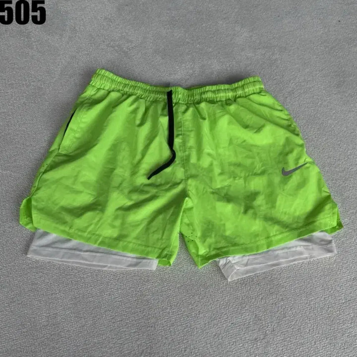 [SOLD OUT] 나이키 형광 반바지 레이어드 운동복 3XL