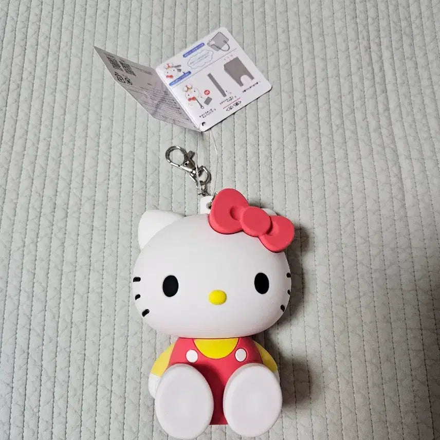 [BUNJANG] Hello Kitty Silicone Shopping Basket Keychain / 키티 실리콘 장바구니 키링