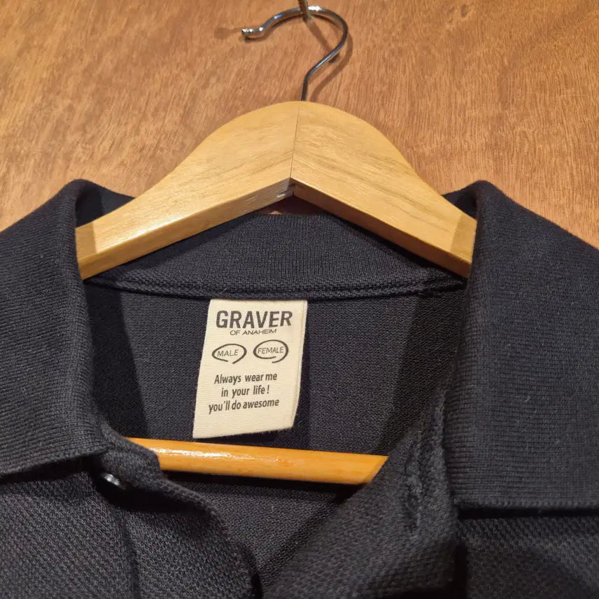 [BUNJANG] Graver Polo Shirt S / 그레이버 폴로 셔츠 S (번686