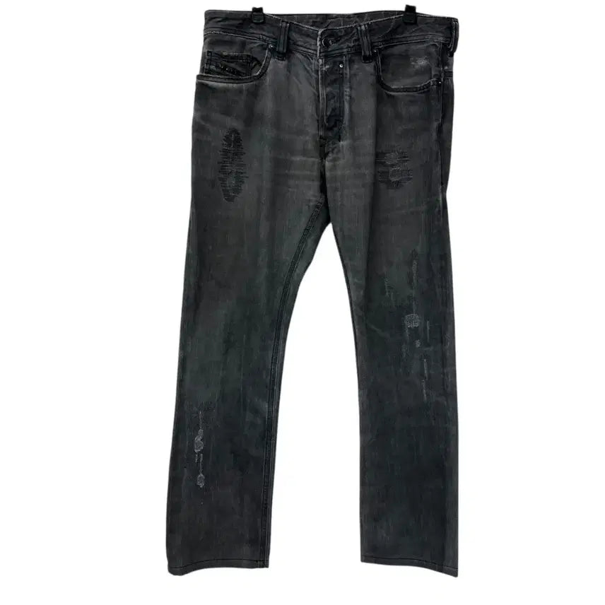 [BUNJANG] Diesel Black Washed Denim Jeans / 디젤 블랙 데님 워싱 청바지