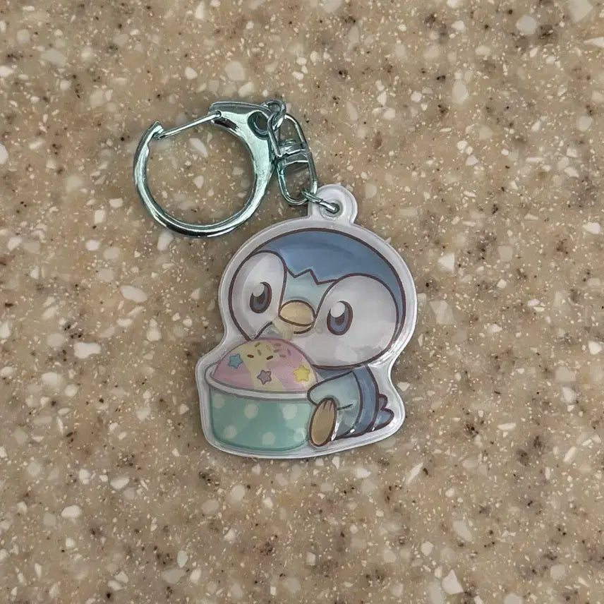 [BUNJANG] Pocket Peace Candy Bonbon Pingu Keychain / 포켓피스 캔디봉봉 팽도리 키링