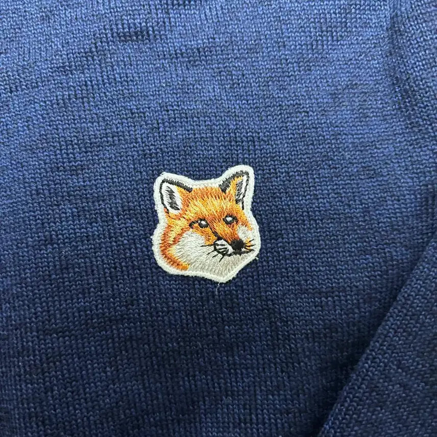 [BUNJANG] Maison Kitsuné Fox Head Knit Sweater (M) / 메종키츠네 폭스 헤드 니트 M