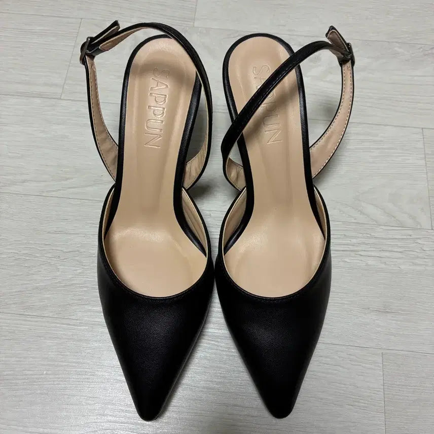 [BUNJANG] Ssappun Twilly Stiletto Slingback Heels 7cm / 사뿐 트윌리 스틸레토 슬링백힐 7cm 235사이즈