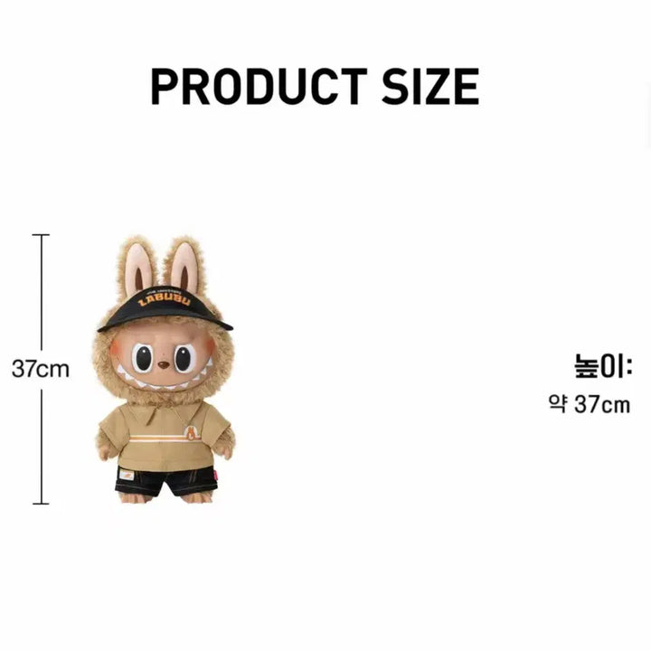 [BUNJANG] Pop Mart Suspicious Convenience Store Manager Large Labubu 37cm (Sealed) / [팝마트정품/완전미개봉/무료배송]수상한 편의점 점장 대형 라부부 37cm