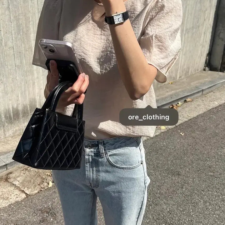 [BUNJANG] Ore Ore Jud Puff BL Blouse Beige / ore오어블라우스! 얼바닉30 낫띵리튼 파사드패턴 비아플레인 시야쥬